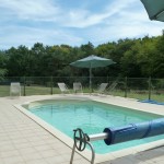 The swimming pool at Les Garris